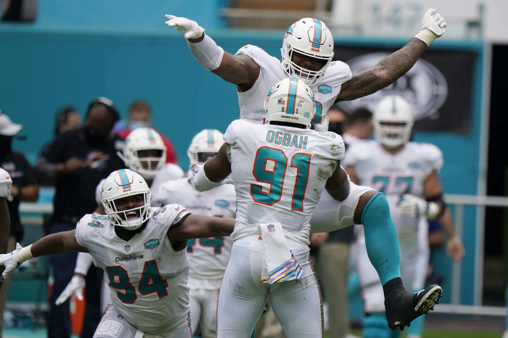 Seahawks Dolphins Football
